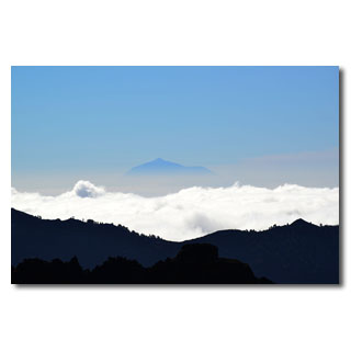 Die Nachbarinsel Tenerife 'ber den Wolken'