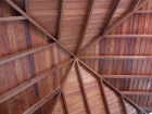 Wohnkche mit kanarischem Dachstuhl