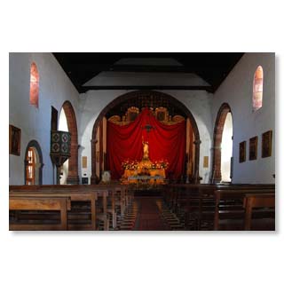 Die beeindruckende Kirche von Tijarafe