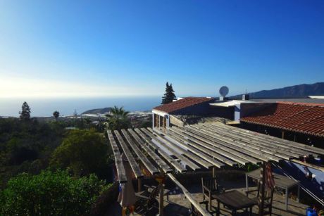 Schön angelegter Außenbereich