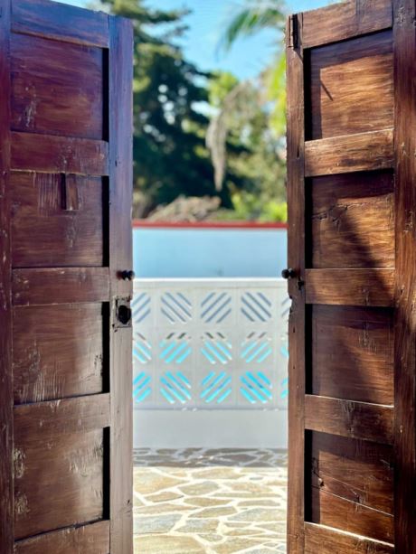 Eingang zum Poolbereich