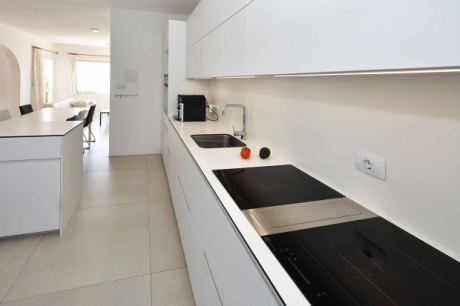 Küchen-, Ess- und Wohnbereich