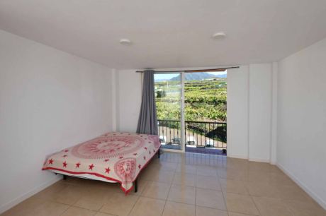 Wohnküche mit Balkon