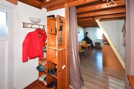 Windfang, Wohnküche, Aufgang zum Alkoven