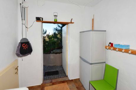 Halbuntergeschoss Badezimmer, Schwerkraftlampe