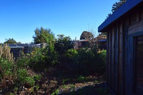Hühnerstall, Wassertank, Gästehaus