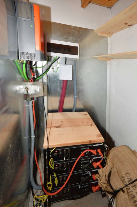 Technikraum am Haupthaus