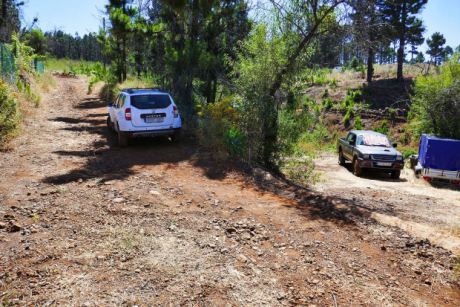 Parkmöglichkeit für bis zu drei 4x4