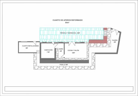 Grundriß unteres Wohnhaus