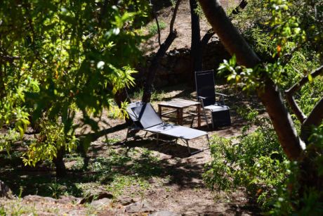 Überall idyllische Sitz- und Liegeplätze